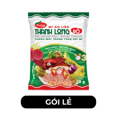 VINACATY - VINACATY - Mì ăn liền thanh long đỏ Caty hương vị Dưa chua - Heo sữa quay, Mì tôm thanh long đỏ Caty - 70g/gói - 00567