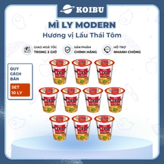 ACECOOK - ACECOOK - Mì ly Modern hương vị Lẩu thái tôm, Mì ly lẩu thái tôm Modern ăn liền, Mì Modern ly ăn liền - 65g/ly - 00011