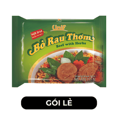 UNI-PRESIDENT - Mì Unif hương vị Bò Rau Thơm - Mì ăn liền Unif, Mì Unif gói bò rau thơm - 72g/gói - 00292