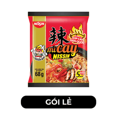 NISSIN - Mì cay Nissin Súp cay Hàn Quốc, Mì Súp cay Hàn Quốc Nissin, Mì Nissin Súp cay Hàn Quốc - 68g/gói - 00367