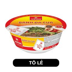 VIFON - Bánh Đa tô Vifon hương vị Cua (có thịt cua thật) - Vifon tô bánh đa cua ăn liền - 125g/tô - 00139