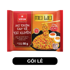 VIFON - Mì trộn Mei Wei hương vị cay tê Tứ Xuyên, mì trộn Mei Wei ăn liền, mì trộn MeiWei, mì trộn Vifon - 90g/gói - 00227
