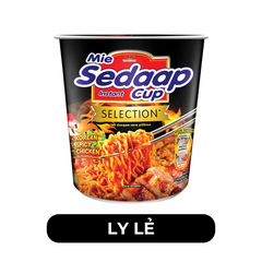 SEDAAP - Mì trộn Sedaap ly vị gà cay Hàn Quốc (ly đen), Mì Sedaap ly trộn gà cay Hàn Quốc, Mì ly trộn Sedaap gà cay Hàn Quốc, Mì xào Sedaap gà cay Hàn Quốc - 81g/ly - 00287