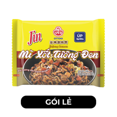 OTTOGI - Mì úp Jin hương vị trộn Xốt tương đen, Mì trộn Sốt tương đen Jin, Mì trộn tương đen Jin - 75g/gói - 00449