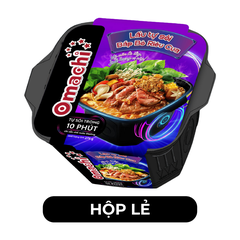 MASAN - MASAN - Mì lẩu tự sôi Omachi bắp bò riêu cua, Mì lẩu hộp tự sôi hương vị bắp bò riêu cua Omachi - 299g/hộp - 00130