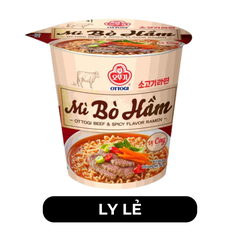 OTTOGI - Mì ly Ottogi hương vị Bò hầm, Ottogi mì ly ăn liền, Mì ly bò hầm Otogi ly, Mì ly Hàn Quốc - 62g/ly - 00244
