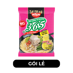 NISSIN - Mì 365 mì không chiên hương vị xí quách thịt bằm Mì không chiên 365/ Mì gói 365/ Mì Healthy 365/Mì ăn liền Ba Sáu Năm - 64g/gói - 00363