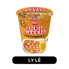 NISSIN - Mì ly Cup Noodles Cua sốt cay Singapore, Mì ly Cua xốt cay Singapo Cup Noodles, Mì Nissin ly - 71g/ly - 00373