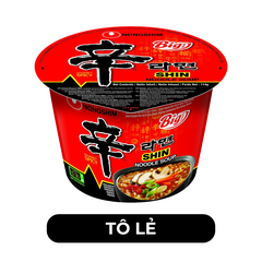 NONGSHIM - Mì tô Nongshim Shin ramyun Cay, Mì tô Shin ramyun Cay Nongshim, Mì Nongshim Shin ramyun tô - 114g/tô - 00433
