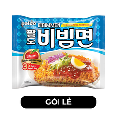 PALDO - Mì khô Đại Hàn Bibim Men, Mì Bibim Men Hàn Quốc, Mì lạnh trộn Bibimmen, Paldo Bibimen - 130g/gói - 00378