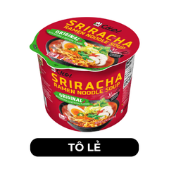 CHOI - OTTOGI - Mì tô Choi Sriracha hương vị Cay truyền thống, Mì cay truyền thống Siracha tô, Mì tô Sriracha - 110g/tô - 00549