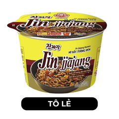 OTTOGI - Mì tô trộn Jin hương vị Xốt tương đen, Mì trộn tương đen Otogi tô, Mì tương đen tô Jin - 115g/tô - 00392