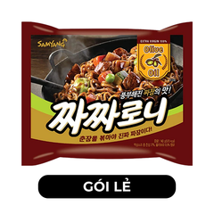 SAMYANG FOOD - Mì trộn Samyang Chacharoni hương vị Tương tàu, Mì tương tàu dầu olive Samyang Chacharoni - 140g/gói - 00429