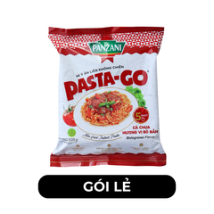 PANZANI - Mì Ý ăn liền không chiên Pasta-go hương vị Cà chua bò bằm, Mì Ý cà chua bò bằm ăn liền - 105g/gói - 00625