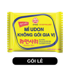 OTTOGI - Mì Udon Ottogi không gói gia vị, Mì Udon không gia vị ăn liền, Mì ăn liền Otogi Hàn Quốc - 100g/gói - 00628