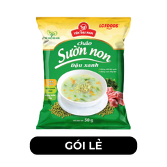 LC FOODS - Cháo Yến Đại Nam hương vị Sườn non đậu xanh, Cháo sườn non đậu xanh LC Foods, Cháo LCFoods - 50g/gói - 00680