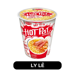 ACECOOK - Vắt mì ly Hot Pot Acecook không gói gia vị, Mì vắt HotPot không gia vị Acecook mì không gia vị - 40g/ly - 00695