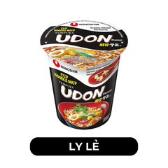 NONGSHIM - Mì ly Nongshim hương vị Tempura Udon, Mì ly Udon Tempura Nongshim, Mì Nongshim Hàn Quốc - 62g/ly - 00706