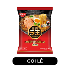 NISSIN - Mì ăn liền Nissin Raoh Ramen vị Nước tương Nhật, Mì Ramen Nissin vị Nước tương Nhật, Mì ăn liền Nissin Raoh vị Nước tương Nhật - 97g/gói - 00377