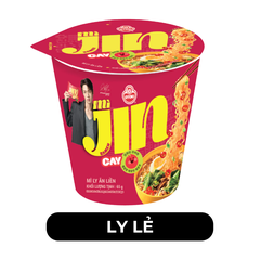 OTTOGI - OTTOGI - Mì ly Jin hương vị cay, Mì cay Jin ly , Mì ly Jin cay, Mì ly Hàn Quốc, Mì ly Ottogi ăn liền - 65g/ly - 00193