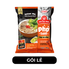 LC FOODS - Phở tươi Yến Đại Nam hương vị Thịt bò hầm, Phở tươi thịt bò hầm Yến Đại Nam, Phở bò LC Foods  - 90g/ gói - 00672