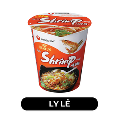 NONGSHIM - Mì ly Nongshim hương vị Tôm cay, Mì ly Tôm cay Nongshim, Mì tôm cay Hàn Quốc Nongshim - 67g/ly - 00765