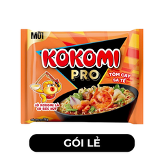 MASAN - Mì Kokomi Pro Tôm cay sa tế, Mì Kokomi Pro hương vị tôm cay sa tế, Mì tôm cay sa tế Kokomi Pro - 75g/gói - 00521