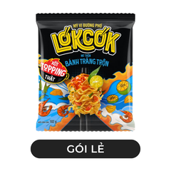 WORLD SPICE - Mì trộn LókCók hương vị Bánh tráng trộn, Mì trộn bánh tráng trộn LokCok ăn liền - 102g/gói - 00755