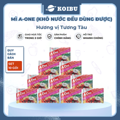 SAIGON VE WONG - Mì A-One hương vị Tương tàu, Mì trộn tương tàu A One, Mì tương tàu Aone - 85g/gói - 00775