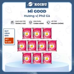 ACECOOK - Mì Good sợi phở hương vị Phở gà, Mì sợi phở Good vị phở gà, Mì Good phở gà sợi dẹt  - 68g/gói - 00892