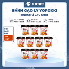 YOUNG POONG - Bánh gạo ly Yopokki hương vị Cay Ngọt, Bánh gạo cay ngọt Yopokki ly, Bánh gạo Hàn Quốc - 120g/ly - 00870