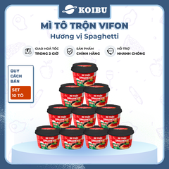 VIFON - Mì tô trộn Vifon hương vị Spaghetti, Mì trộn Vifon Spaghetti, Vifon tô mì Spaghetti trộn - 105g/tô - 00532