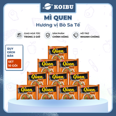 ACECOOK - Mì Quen hương vị Bò sa tế, Mì Quen bò sa tế, Mì Quen bò sate, Acecook Mì Queen Acecook - 82g/gói - 00846