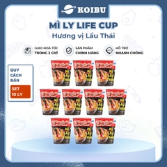 THIEN HUONG FOOD - Mì ly Life Cup hương vị Lẩu thái, Mì ly lẩu thái Life Cup, Mì lẩu thái Life Cup ly (60g/ly) - 00817