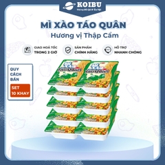 ACECOOK - Mì xào Táo Quân hương vị Thập cẩm, Mì Táo Quân xanh, Mì Táo quân thập cẩm, Mì khay Táo Quân thập cẩm - 85g/khay - 00030