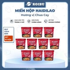 YIHAI - Miến hộp Haidilao hương vị Chua cay, Haidilao miến Chua cay Haidilao hộp, Miến Haidiao ăn liền - 127g/hộp - 00819