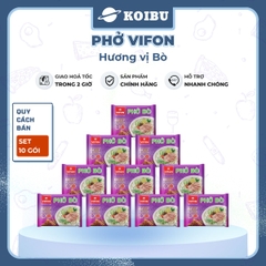 VIFON - Phở Vifon hương vị Bò, Vifon phở bò Vifon Phở ăn liền Vifon Phở thịt bò Vifon, Phở gói ăn liền - 65g/gói - 00169