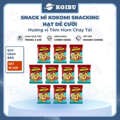 MASAN - Snack mì Kokomi Snacking hương vị Tôm hùm cháy tỏi, Kokomi Snacking Tôm hùm cháy tỏi ăn liền  - 70g/gói - 00897