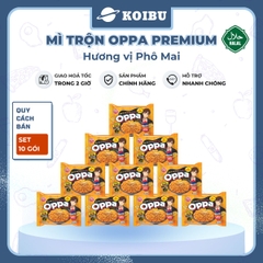 OTOKI - Mì trộn Oppa Premium hương vị phô mai, Oppa mì trộn phô mai Oppa Premium, Mì Oppa Hàn Quốc - 113g/gói - 00823