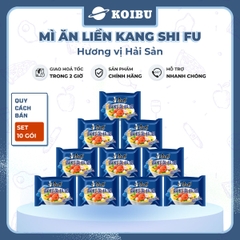 KANG SHI FU - Mì Kang Shi Fu hương vị Hải sản, Mì Kang Shi Fu ăn liền, Mì ăn liền Trung Hoa - 98g/gói - 00747