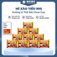 UNI-PRESIDENT - Mì xào tiểu nhị hương vị Thịt sốt chua cay, Mì xào thịt sốt chua cay, Mì gói Tiểu nhị  - 72g/gói - 00289
