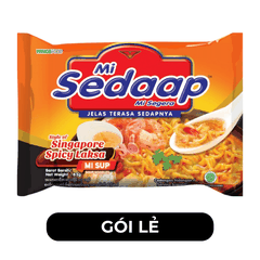 SEDAAP - Mì nước Sedaap hương vị sốt cay Laksa Singapore, Sedaap vị sốt cay Laksa Singapore, Mì vị sốt cay Laksa Singapore Sedaap, Mì nước Sedaap vị Laksa Singapore, Mì nước vị Laksa Singapore Sedaap, Mì nước cay Sedaap - 83g/gói - 00489
