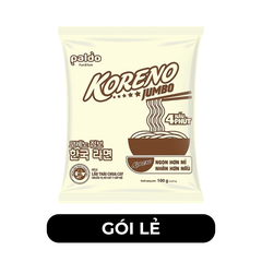 PALDO - Mì Koreno Jumbo hương vị Lẩu thái chua cay, Mì Lẩu thái Koreno Jumbo, Mì ăn liền Koreno Jumbo - 100g/gói - 00594