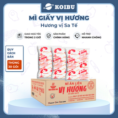 THIEN HUONG FOOD - Mì Vị Hương hương vị Sa tế, Mì Sa tế Vị Hương ăn liền, Mì tôm ăn liền sa tế Vị Hương - 70g/gói  - 00865