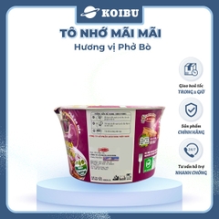 ACECOOK - Phở tô Nhớ Mãi Mãi hương vị Bò, Tô Nhớ Mãi Mãi phở bò, Phở Nhớ ăn liền - 84g/tô - 00027