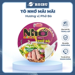 ACECOOK - Phở tô Nhớ Mãi Mãi hương vị Bò, Tô Nhớ Mãi Mãi phở bò, Phở Nhớ ăn liền - 84g/tô - 00027