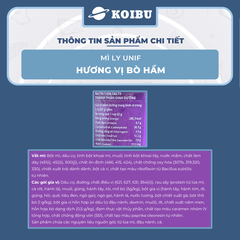 UNI-PRESIDENT - Mì Unif ly hương vị Bò Hầm, Dzai Dzai mì ly bò hầm, Mì bò hầm ly Unif - 62g/ly - 00486