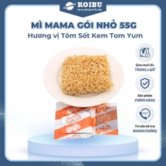 MAMA - Mì Mama gói nhỏ hương vị Sốt kem Tomyum, Mì Mama kem tomyum, Mì Thái Lan vị sốt kem Tomyum - 55g/gói - 00255