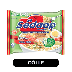 SEDAAP - Mì nước Sedaap hương vị gà nước cốt chanh Soto, Sedaap vị gà nước cốt chanh Soto, Mì vị gà nước cốt chanh Soto Sedaap, Mì nước Sedaap vị gà cốt chanh Soto, Mì nước Sedaap - 75g/gói - 00490