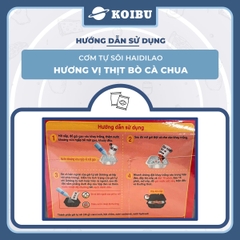 YIHAI - Cơm tự sôi Haidilao hương vị Bò cà chua, Cơm tự sôi Hadilao bò cà chua - 180g/hộp - 00837